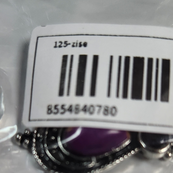 Heart Earrings Silver Enamel Drop Heart - Picture 8 of 8